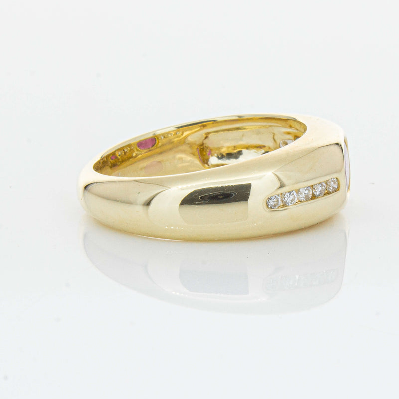 9ct Yellow Gold Ruby and Diamond Kylie Ring - Ring - Walker & Hall