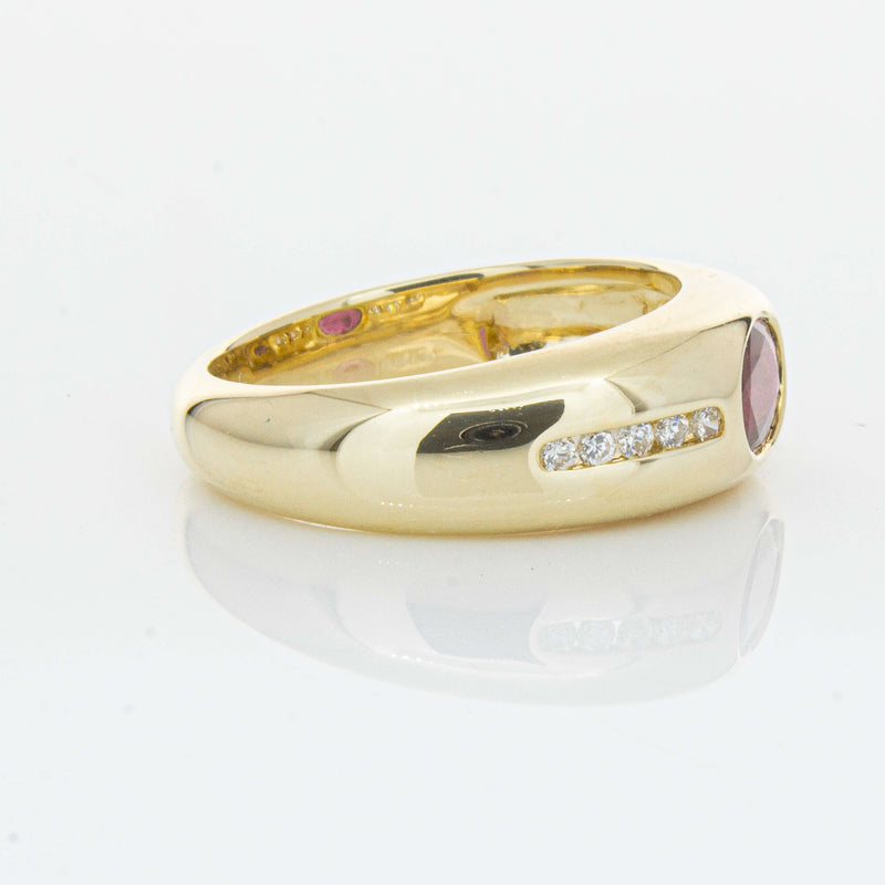 9ct Yellow Gold Ruby and Diamond Kylie Ring - Ring - Walker & Hall