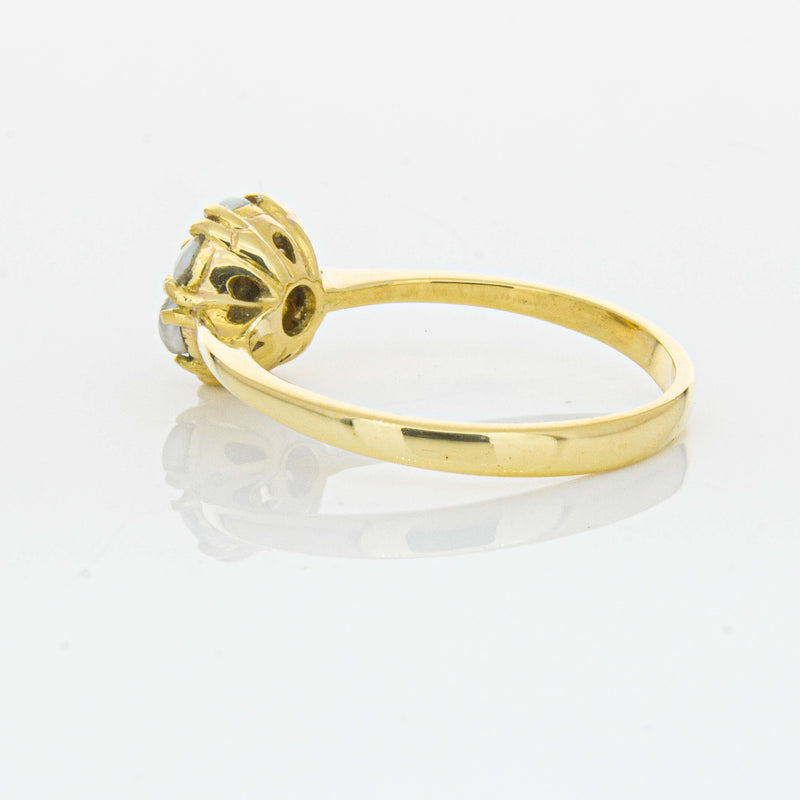 Deja Vu 18ct Yellow Gold Turquoise and Seed Pearl Ring - Ring - Walker & Hall