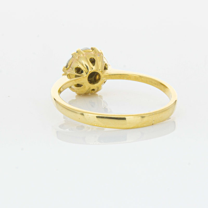 Deja Vu 18ct Yellow Gold Turquoise and Seed Pearl Ring - Ring - Walker & Hall