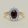 18ct Yellow Gold 1.44ct Ruby & Diamond Belle Ring - Ring - Walker & Hall
