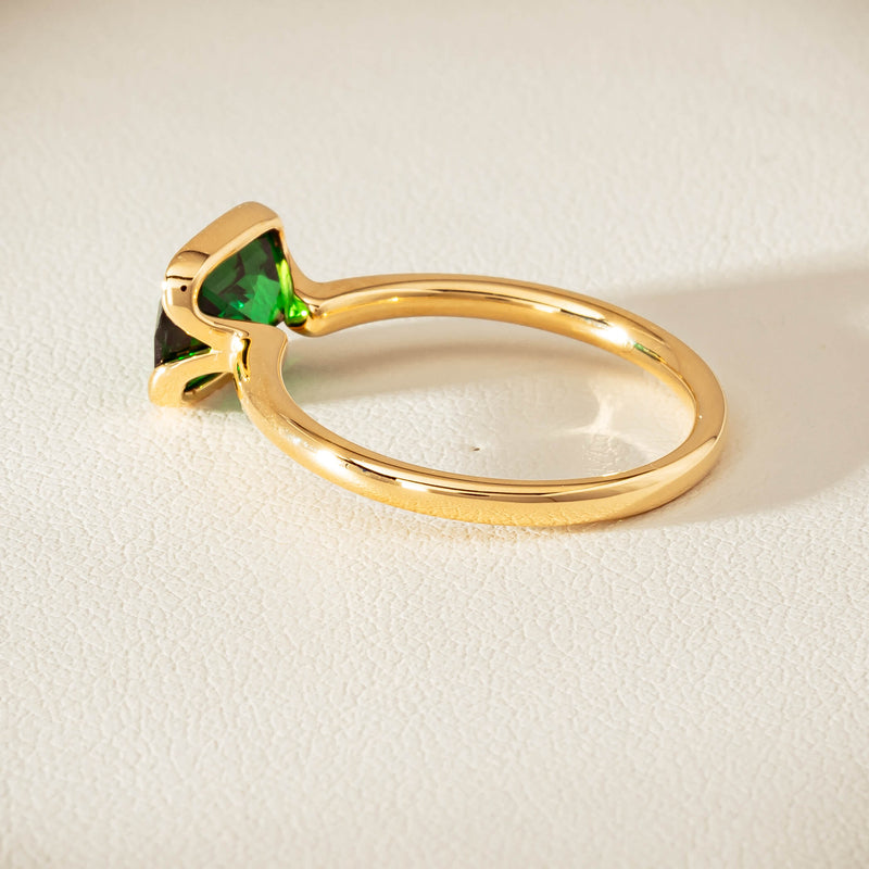 18ct Yellow Gold 2.05ct Tsavorite Elle Ring - Ring - Walker & Hall