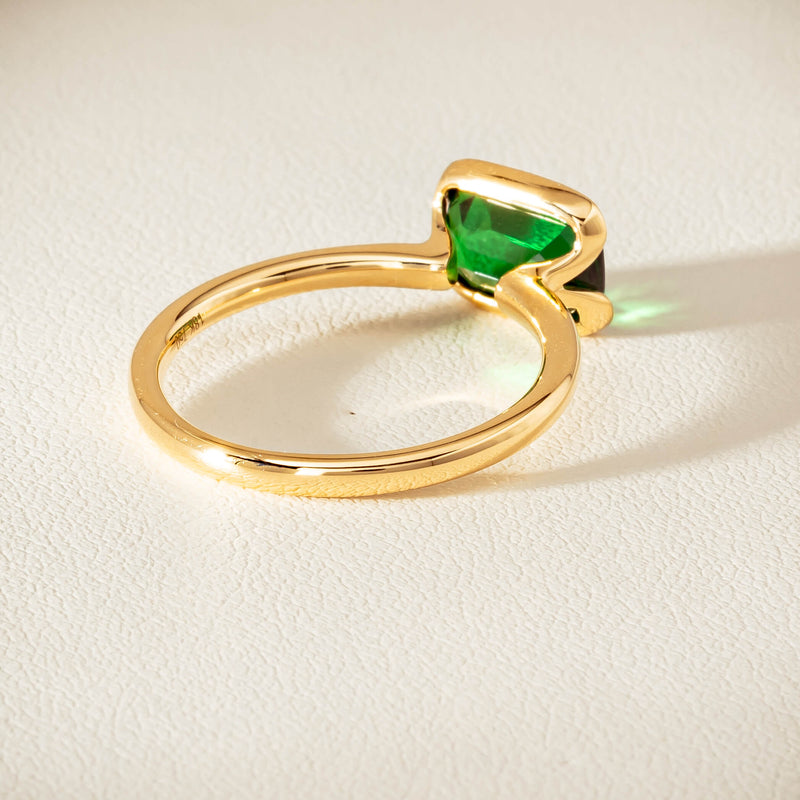 18ct Yellow Gold 2.05ct Tsavorite Elle Ring - Ring - Walker & Hall