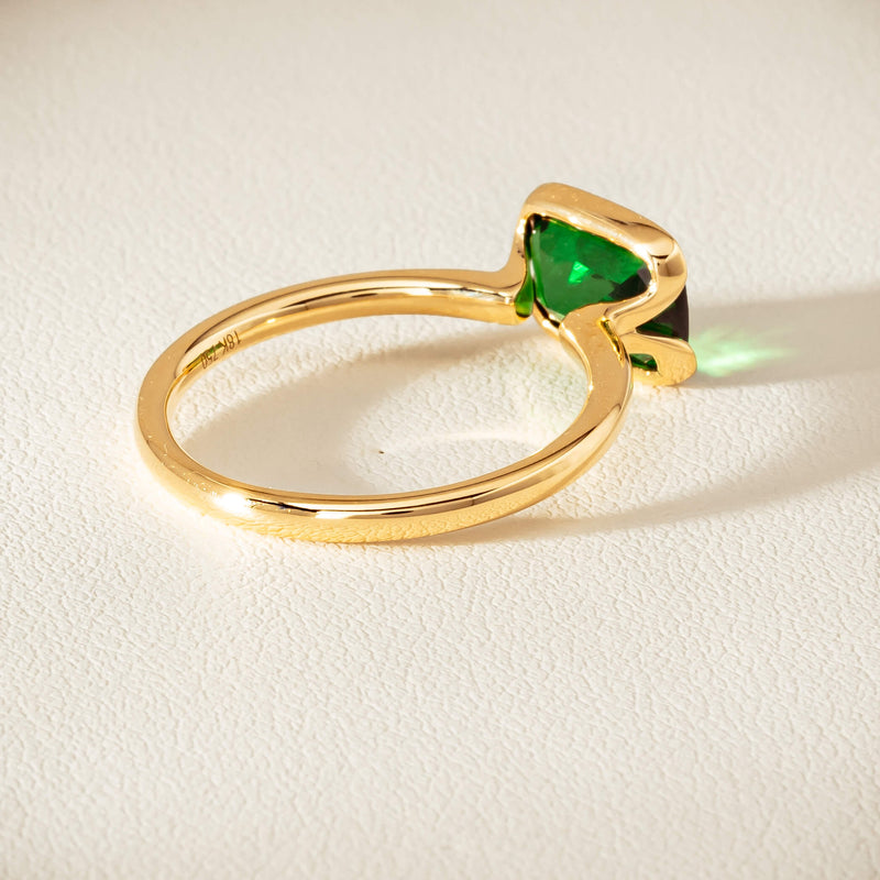 18ct Yellow Gold 2.05ct Tsavorite Elle Ring - Ring - Walker & Hall