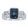Deja Vu 18ct White Gold 2.75ct Sapphire & Diamond Ring - Ring - Walker & Hall