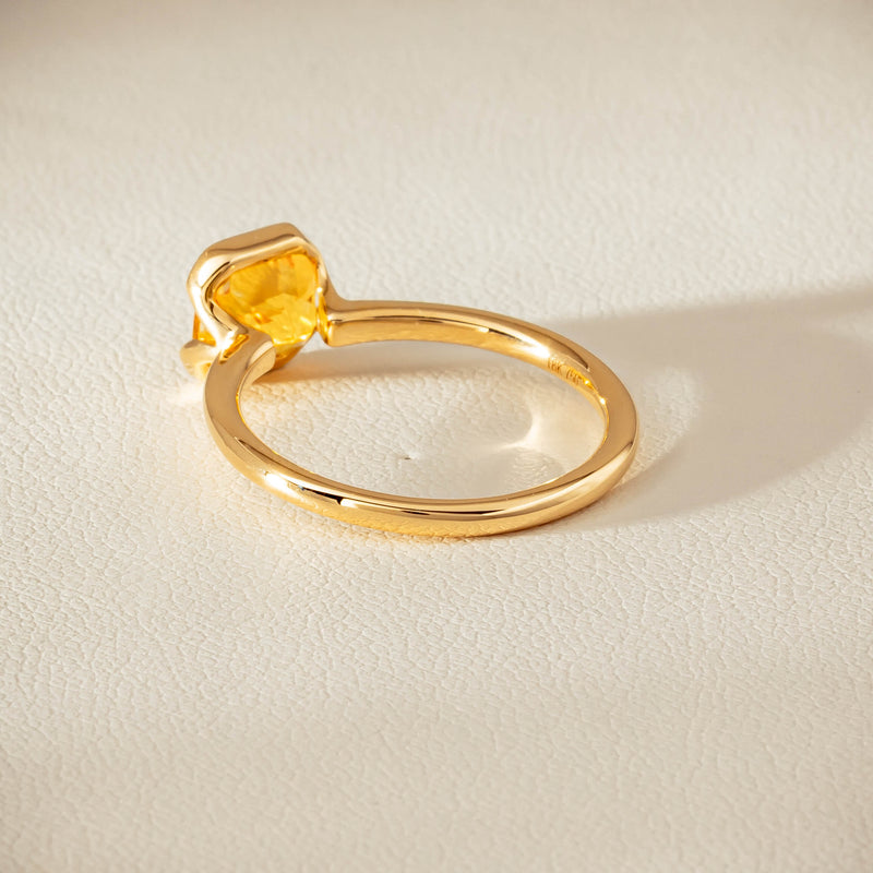 18ct Yellow Gold 2.03ct Yellow Sapphire Elle Ring - Ring - Walker & Hall