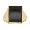 Deja Vu 9ct Yellow Gold Onyx Signet Ring - Ring - Walker & Hall
