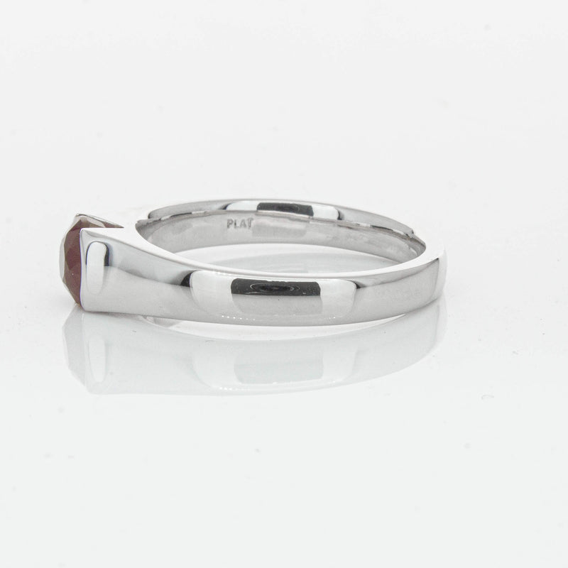 Deja Vu Platinum 1.01ct Ruby Solitaire Ring - Ring - Walker & Hall