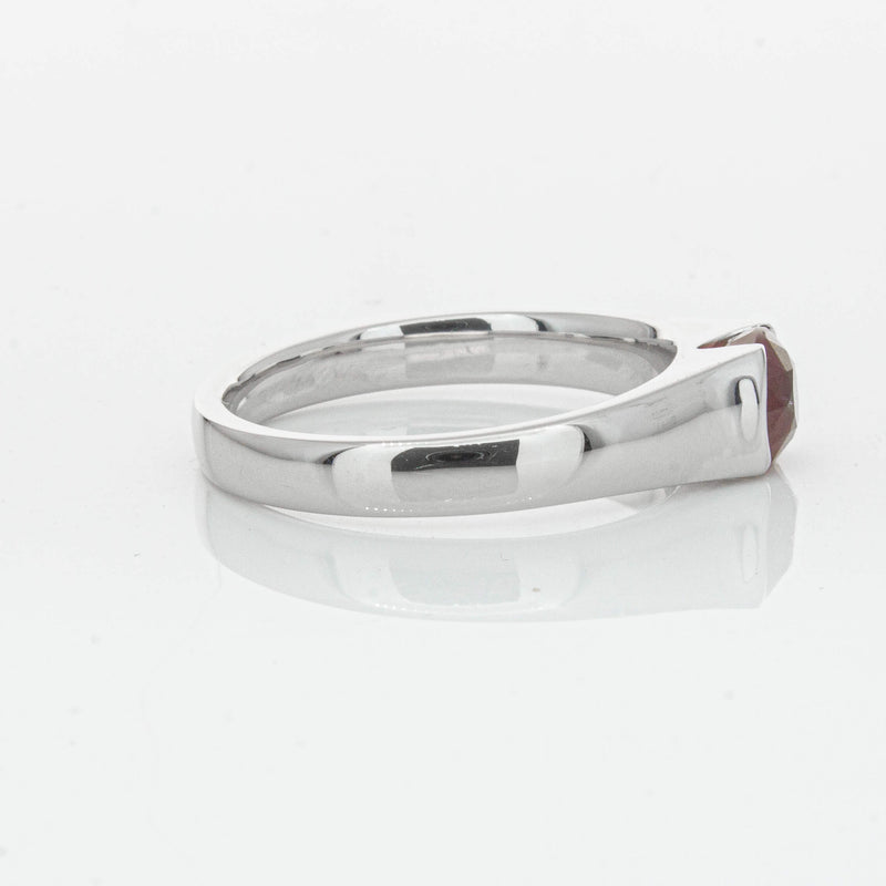 Deja Vu Platinum 1.01ct Ruby Solitaire Ring - Ring - Walker & Hall