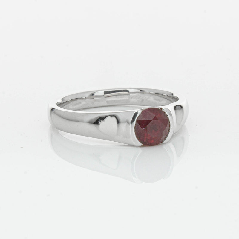 Deja Vu Platinum 1.01ct Ruby Solitaire Ring - Ring - Walker & Hall