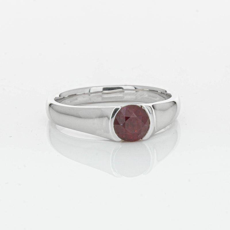 Deja Vu Platinum 1.01ct Ruby Solitaire Ring - Ring - Walker & Hall