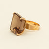 Deja Vu 12ct Rose Gold Smoky Quartz Cocktail Ring - Ring - Walker & Hall