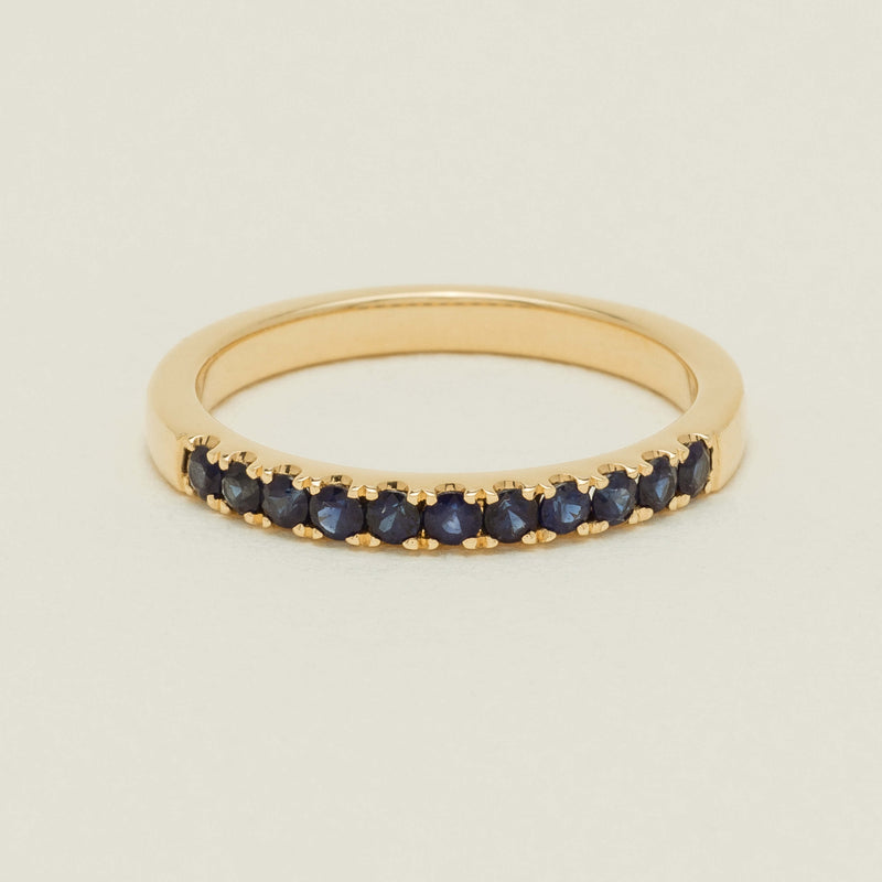 18ct Yellow Gold Sapphire Bella Band