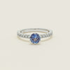 Deja Vu 18ct White Gold 1.03ct Sapphire & Diamond Ring - Ring - Walker & Hall