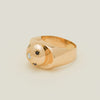 Deja Vu 18ct Rose Gold Sapphire & Diamond Orbit Ring
