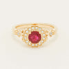 18ct Yellow Gold 1.02ct Ruby & Diamond Versailles Ring - Ring - Walker & Hall