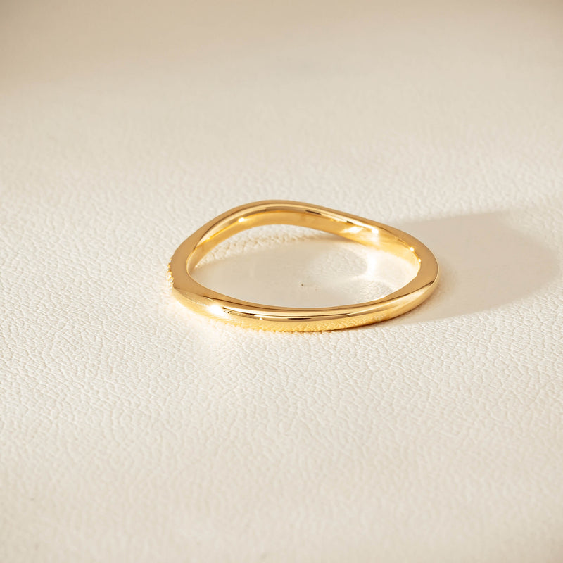 18ct Yellow Gold .15ct Diamond Grace Band - Ring - Walker & Hall