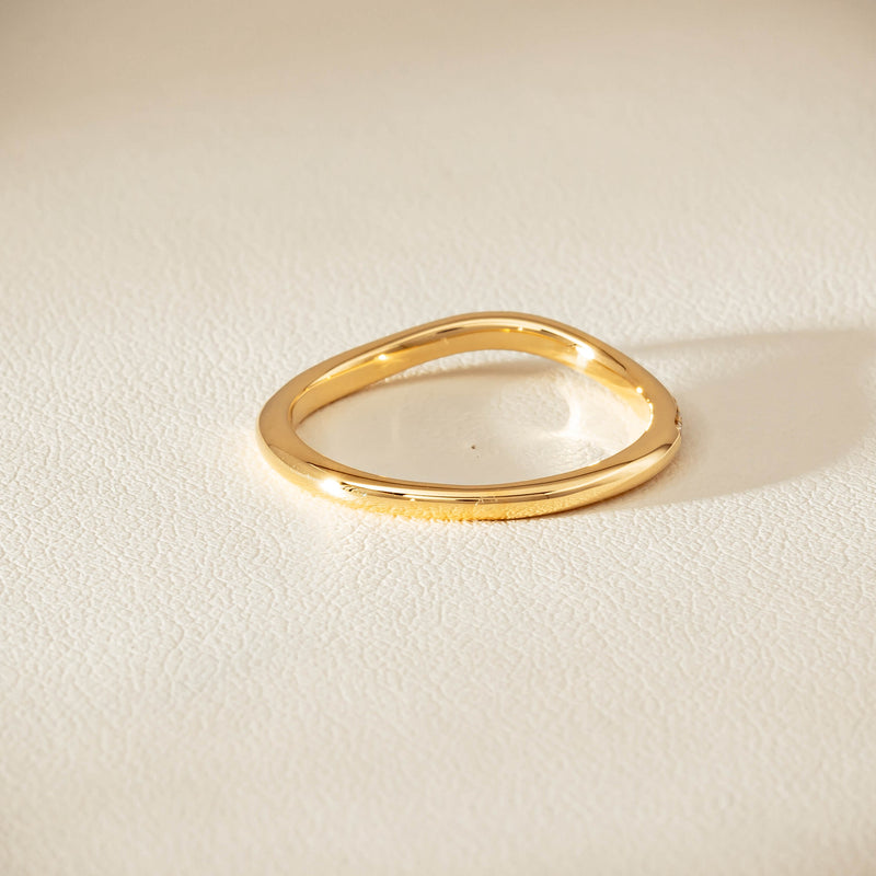 18ct Yellow Gold .15ct Diamond Grace Band - Ring - Walker & Hall