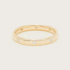 18ct Yellow Gold Diamond Lucky Band - Ring - Walker & Hall