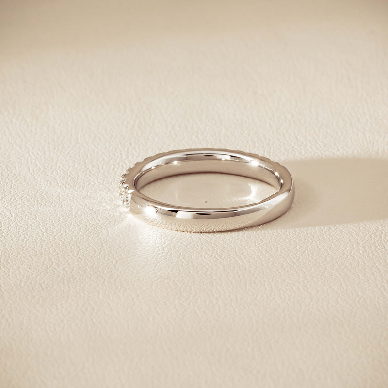 18ct White Gold .50ct Diamond Meridien Band - Ring - Walker & Hall