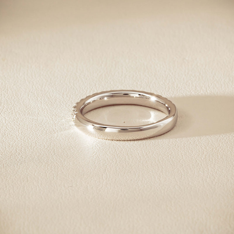 18ct White Gold .50ct Diamond Meridien Band - Ring - Walker & Hall