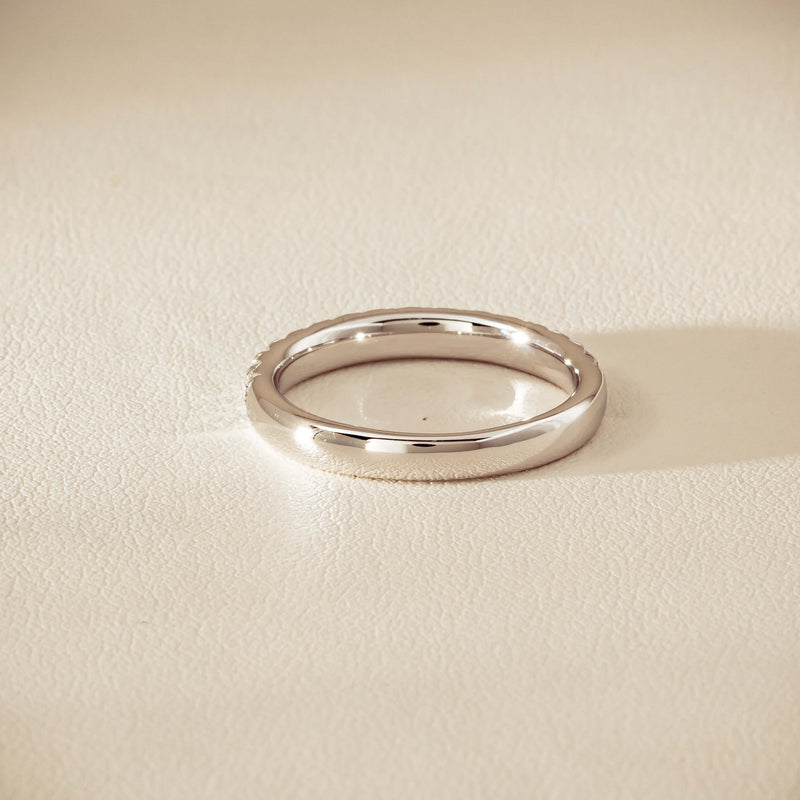 18ct White Gold .50ct Diamond Meridien Band - Ring - Walker & Hall