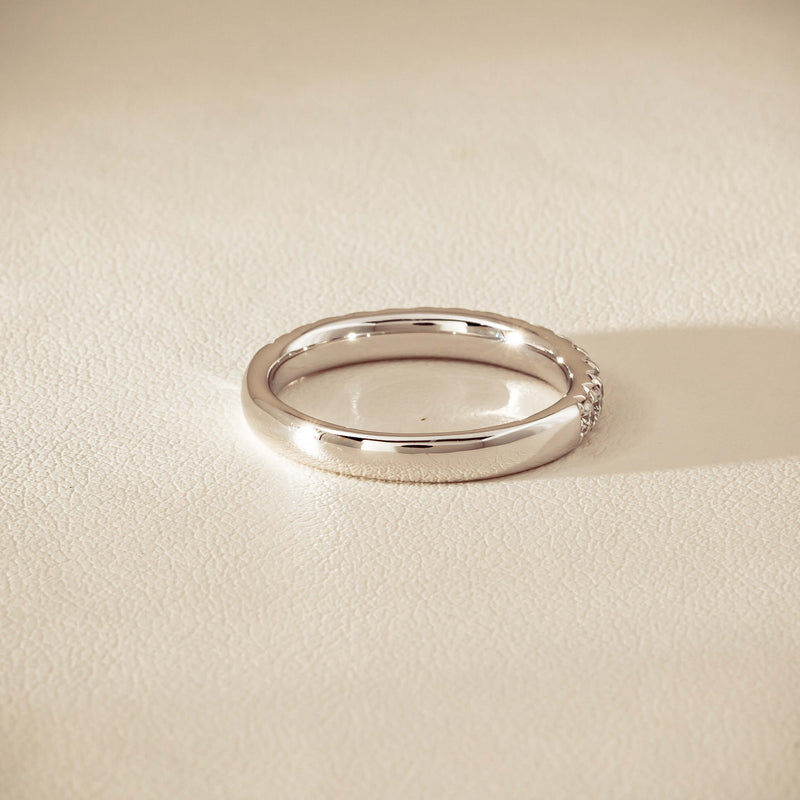 18ct White Gold .50ct Diamond Meridien Band - Ring - Walker & Hall