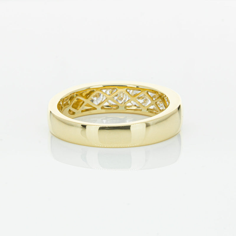 18ct Yellow Gold 1.00ct Diamond Loire Ring-Ring-Walker & Hall