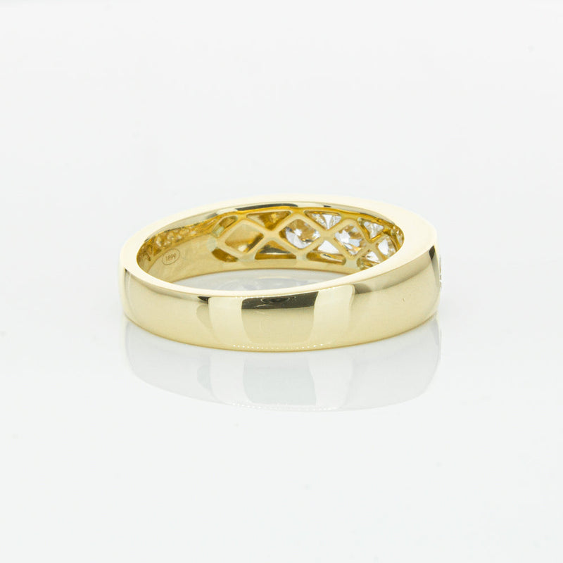 18ct Yellow Gold 1.00ct Diamond Loire Ring-Ring-Walker & Hall