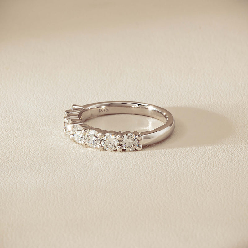 18ct White Gold 1.30ct Diamond Panorama Ring