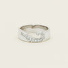 Deja Vu 18ct White Gold .20ct Diamond Koru Ring - Ring - Walker & Hall