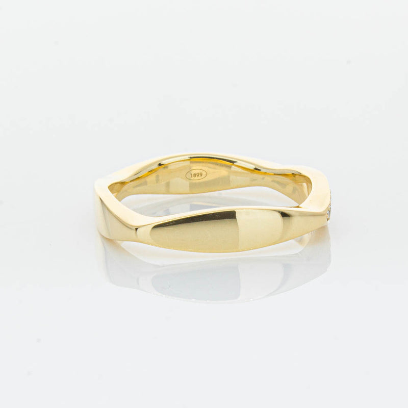 18ct Yellow Gold Diamond EOS Ring-Ring-Walker & Hall