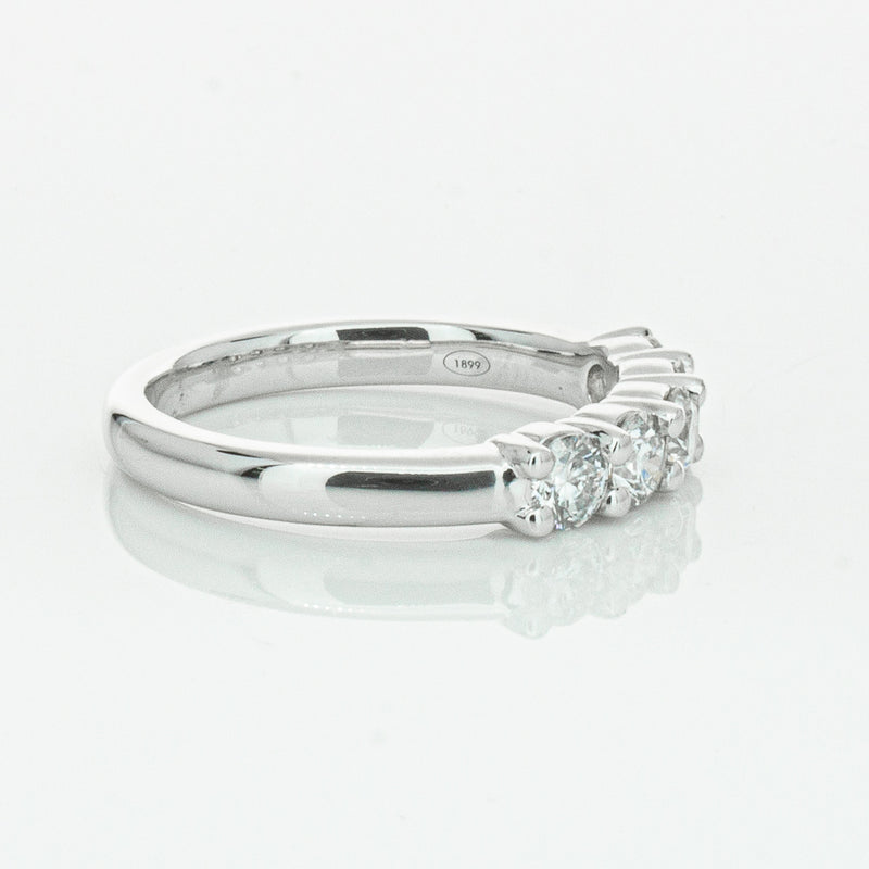 18ct White Gold .80ct Diamond Panorama Ring-Ring-Walker & Hall