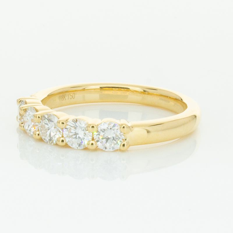 18ct Yellow Gold .80ct Diamond Panorama Ring-Ring-Walker & Hall