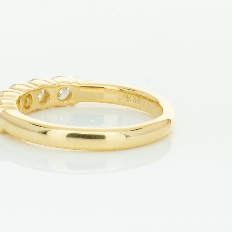 18ct Yellow Gold .80ct Diamond Panorama Ring-Ring-Walker & Hall