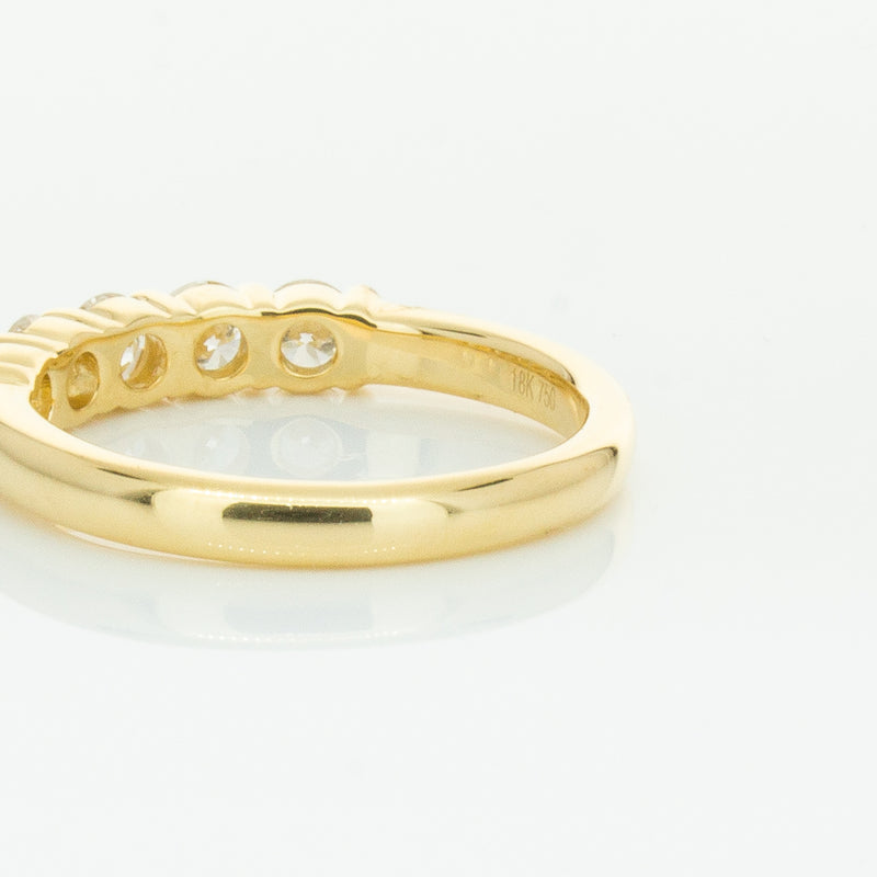 18ct Yellow Gold .80ct Diamond Panorama Ring-Ring-Walker & Hall