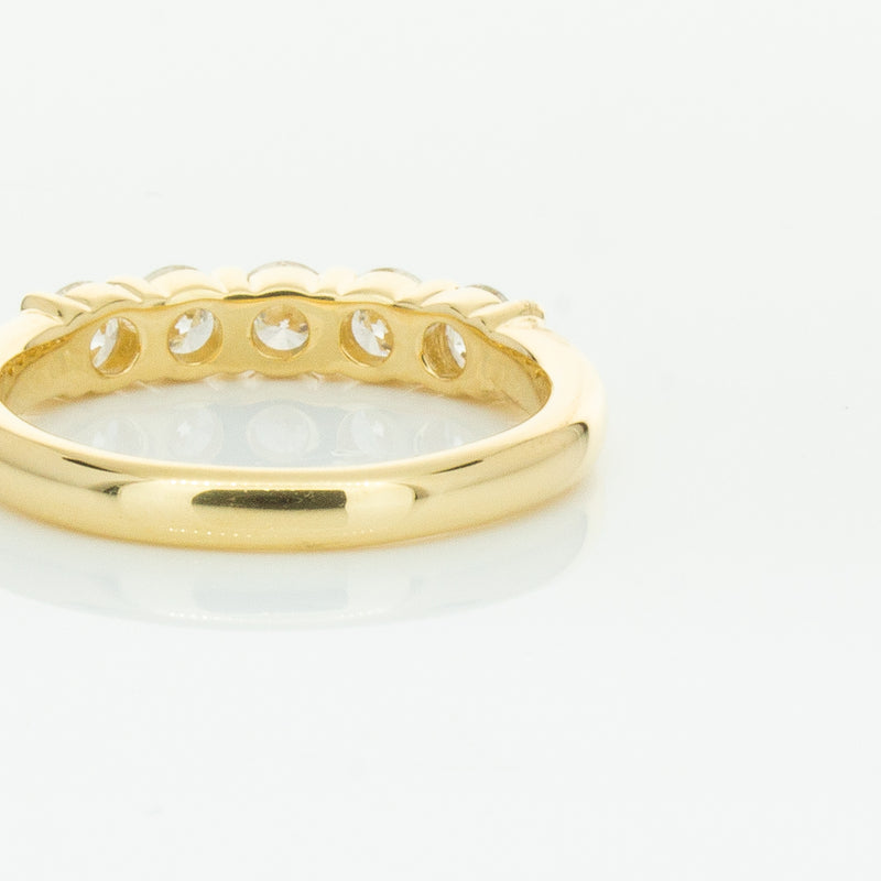 18ct Yellow Gold .80ct Diamond Panorama Ring-Ring-Walker & Hall