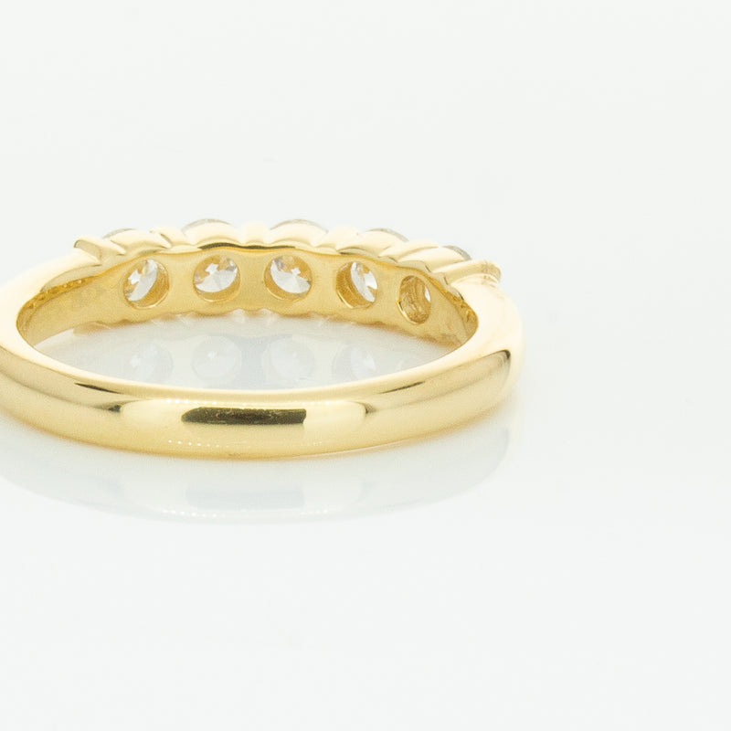 18ct Yellow Gold .80ct Diamond Panorama Ring-Ring-Walker & Hall