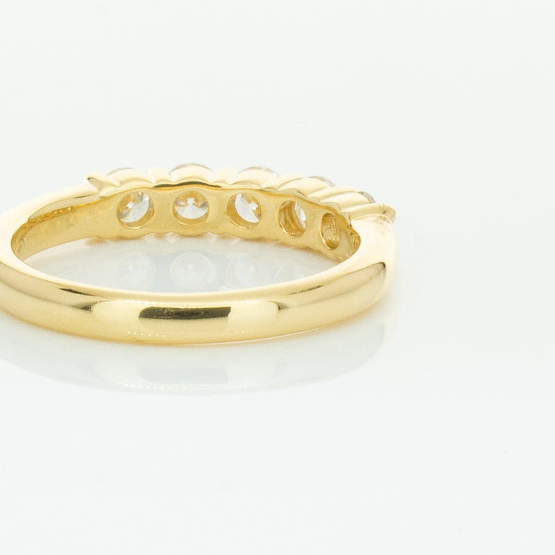 18ct Yellow Gold .80ct Diamond Panorama Ring-Ring-Walker & Hall