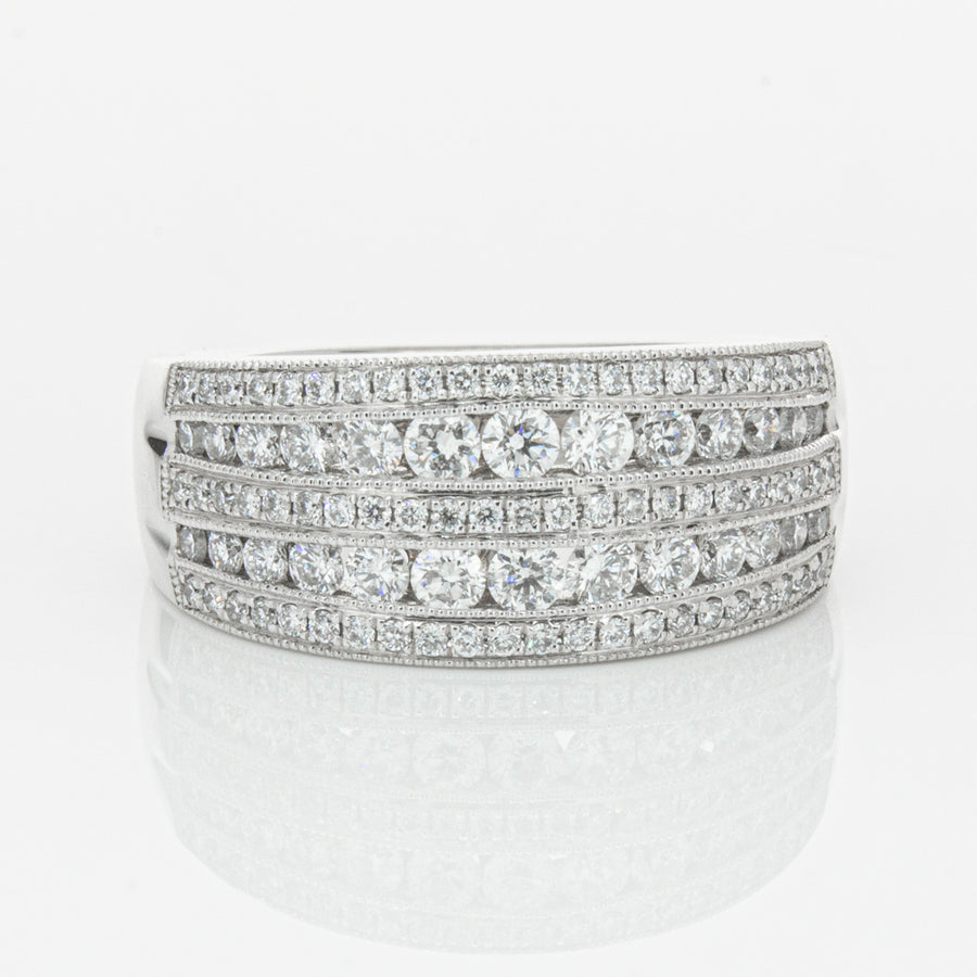 18ct White Gold .95ct Diamond Ring