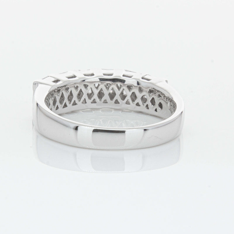 Deja Vu 18ct White Gold 1.12ct Diamond Band-Ring-Walker & Hall