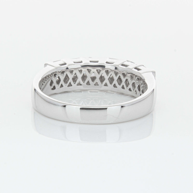 Deja Vu 18ct White Gold 1.12ct Diamond Band-Ring-Walker & Hall