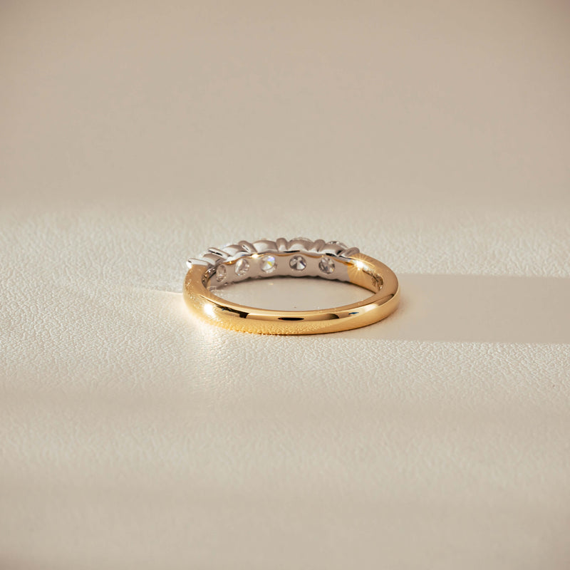 18ct Yellow Gold .97ct Diamond Panorama Ring-Ring-Walker & Hall