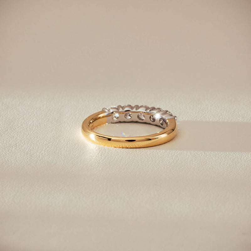 18ct Yellow Gold .97ct Diamond Panorama Ring-Ring-Walker & Hall