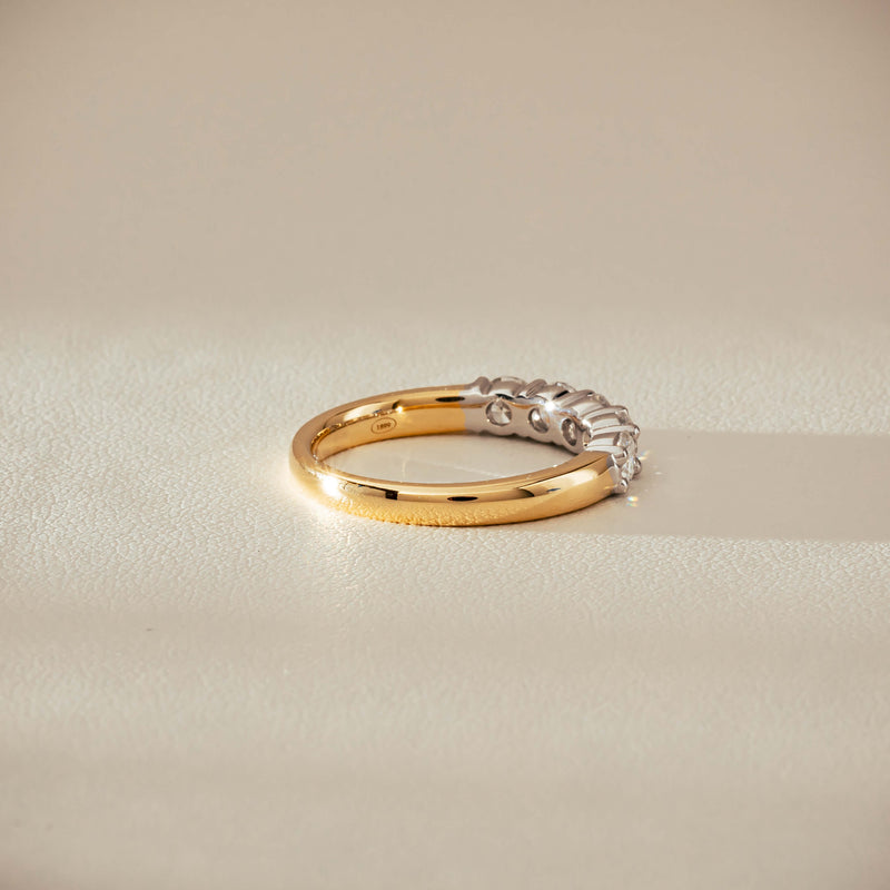 18ct Yellow Gold .97ct Diamond Panorama Ring-Ring-Walker & Hall