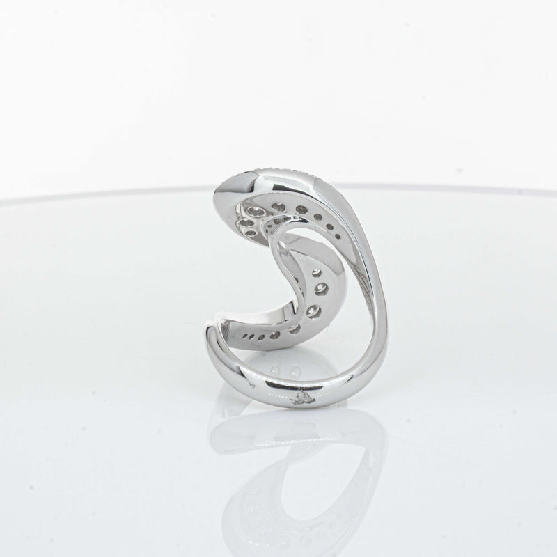 Platinum 1.55ct Diamond Flamenco Ring - Ring - Walker & Hall