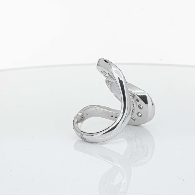 Platinum 1.55ct Diamond Flamenco Ring - Ring - Walker & Hall