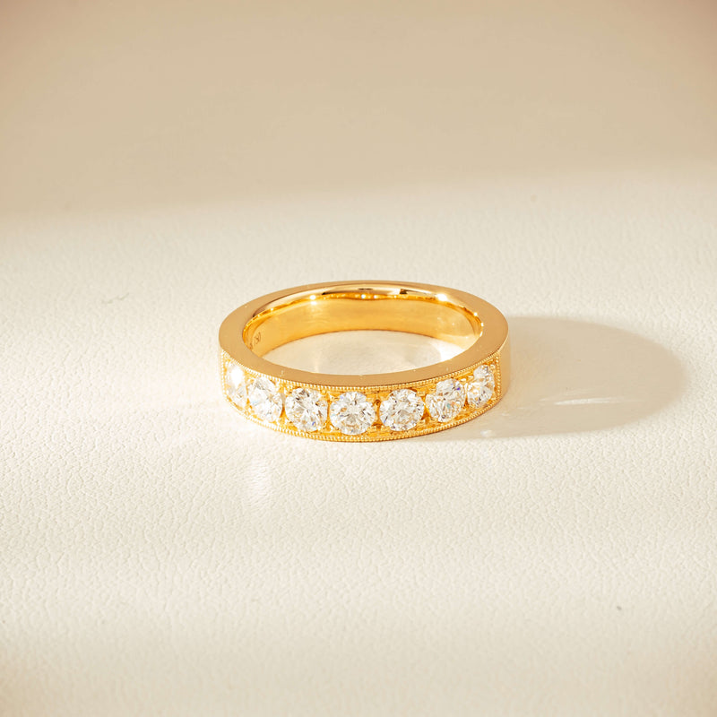 18ct Yellow Gold 1.00ct Diamond Orion Ring - Ring - Walker & Hall