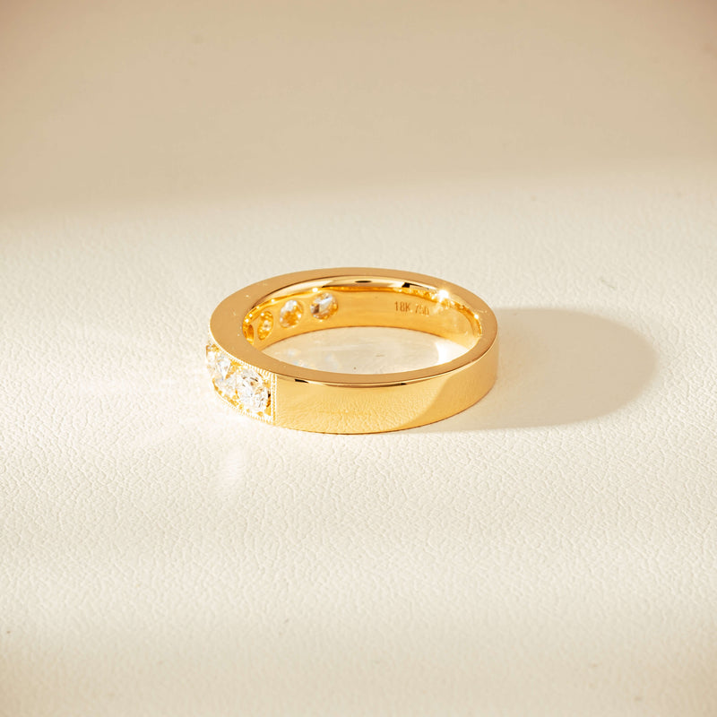 18ct Yellow Gold 1.00ct Diamond Orion Ring - Ring - Walker & Hall