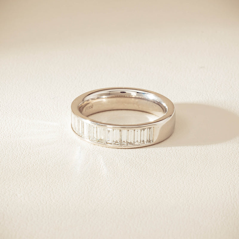 Platinum .92ct Diamond Channel-Set Band - Ring - Walker & Hall